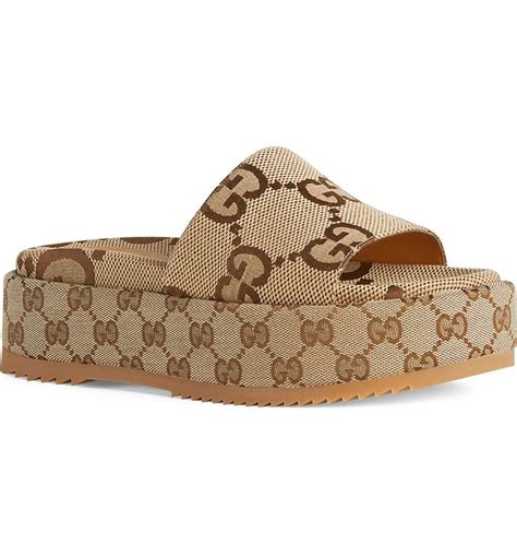 platform sandals for women gucci|gucci platform sandals nordstrom.